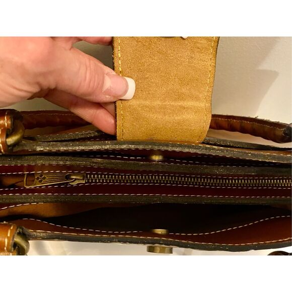 Patricia Nash Rienzo Leather Handbag w/Dustbag - Picture 5 of 9